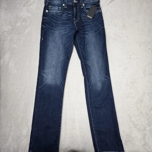 True Religion Jeans Mens 31 Ricky SN Relaxed Straight No Flap Denim Pants 31x30 - Picture 1 of 22
