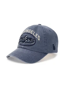 MLB Varsity Vintage Cursive Stitch Unstructured Ball Cap La 3ACPV165N-07INS - Picture 1 of 7