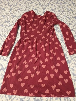 Vestido largo corazón con mangas Carter's para niños talla 7a Foto 1 de 3