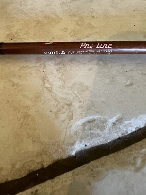 VNTG Used GARCIA CONOLON PRO-LINE 2901-A  5' 1/2” Ultra Light Action Fishing Rod - Image 1 of 4