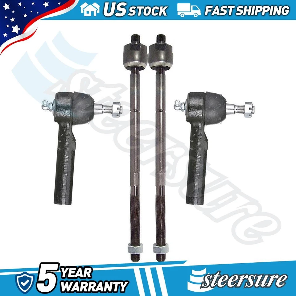 Extremo de barra de amarre de dirección interior exterior Delphi para Dodge Caravan 1996-2000 Foto 1 de 4