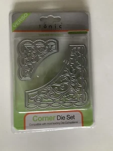 TONIC STUDIO METAL DIE - IVY BRIDGE - CORNER DIE SET - 410E - Picture 1 of 2