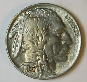 1937 Buffalo Nickel -Auswahl UNC- (#1229J) - Bild 1 von 2