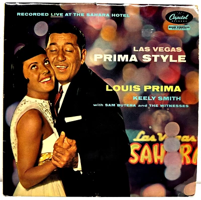 Louis Prima Las Vegas Prima Style 1958 Vinyl Capitol Records 1st Press UK Import - Image 1 of 4