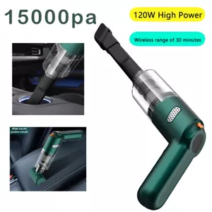 Electric Cordless Handheld 15000PA Suction Mini Vacuum Cleaner Car Home Cleaning - Picture 1 of 27