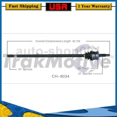 Junta de eje CV delantera derecha para Jeep Grand Cherokee 2004 2003 2002 2001 2000 1999 Foto 1 de 2