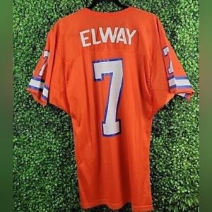 Vintage John Elway Denver Broncos #7  Wilson NFL Jersey Made in USA Size Medium