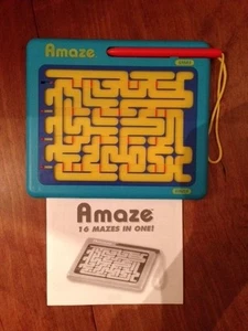 Amaze 16 Mazes in one!, Thinkfun, 2003, age 8 - adult mazes change as you play!  - Picture 1 of 2