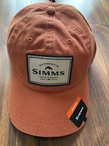 Simms Fly Fishing Single Haul Hat Cap - Simms Orange - NEW with Tags! - Picture 1 of 9