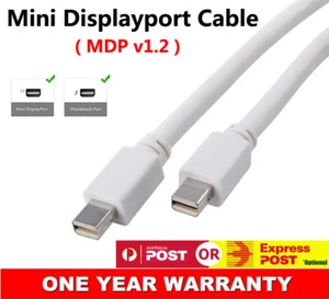 Cable Mini Displayport de 1,8 M M/M para Apple MacBook iMac Mac Mini MacBook Air Pro - Imagen 1 de 3