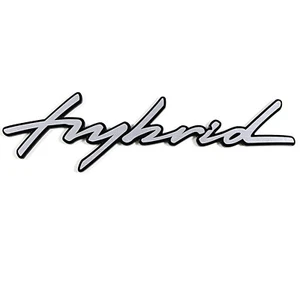 Car Sticker Logo Lettering Acrylic Badge Emblem Stickers 30261 for Hybrid Cars - Picture 1 of 5