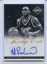 2011-12 PANINI LIMITED #48 MITCH RICHMOND AUTOGRAPH 26/49 SACRAMENTO KINGS 40223