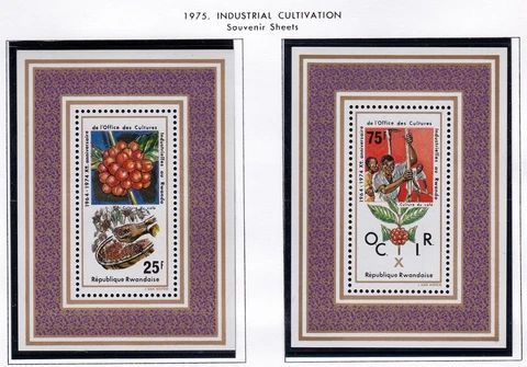 Rwanda Souvenir Sheet #640 - 641, MNH - FREE SHIPPING!! Cover