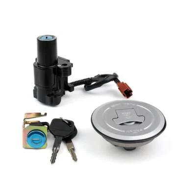 Juego de cerraduras Igntiton Swtich tapa tanque combustible gasolina para Honda CB500 500F 500X/R 2013-2015 Foto 1 de 4