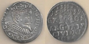 POLAND: City of Riga: Sigismund III (1587-1632) 3 Groszy; Gum 1455, Kop 8196 - Picture 1 of 1