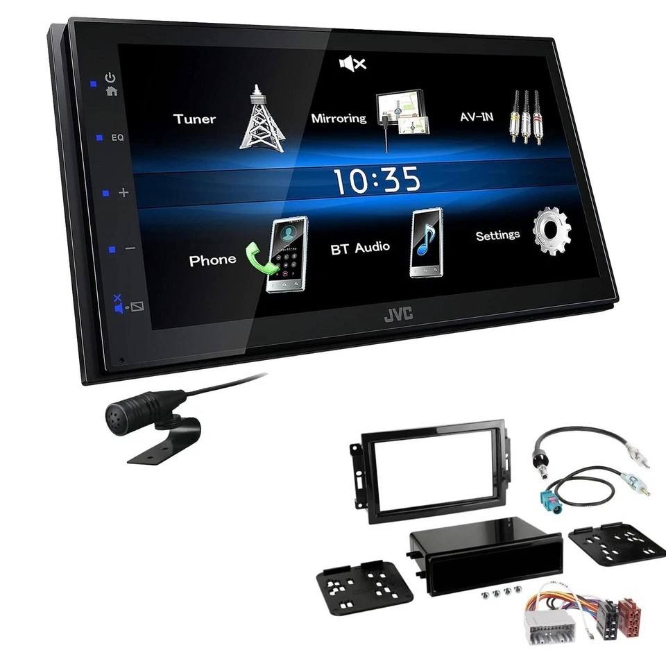 JVC Autoradio Touchscreen Bluetooth USB für Jeep Commander Compass 2006-2010