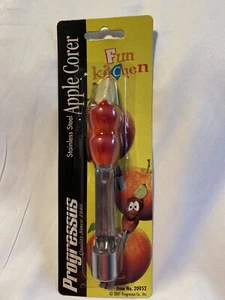 Progressus Fun Kitchen Stainless Steel Apple Corer  Cute Apple Handle - Imagen 1 de 3