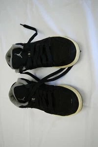 Nike Air Jordan 1 Hat Low Black Grey Shoes Sneakers 338145-015 Men Size 8.5 - Picture 1 of 8