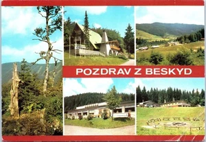 Greetings From Beskyd Mountains, Tesinskych, Czech Republic Postcard c1983 - Picture 1 of 2