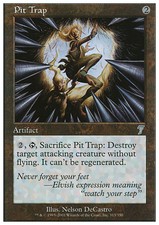 Magic the Gathering MTG Pit Trap (313) Seventh Edition   NM