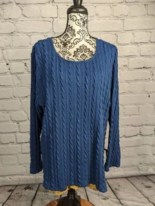 Suzanne Betro women's tiered designed sweater tie side size 2x mixed media BBIN - Picture 1 of 9