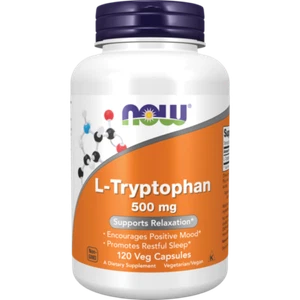 NOW Foods L-Tryptophan 500 mg 120 Veg Caps - Picture 1 of 2