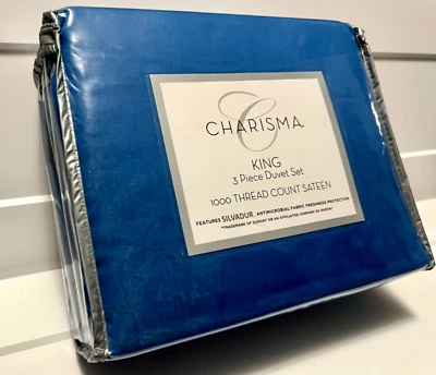 NEW! 1000 thread count  bedroom set- CHARISMA King Duvet Covers Three piece - Image 1 of 4