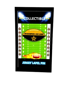 Pittsburgh Steelers Terry Bradshaw football lapel pin-STEEL CITY Collectible - Picture 1 of 1
