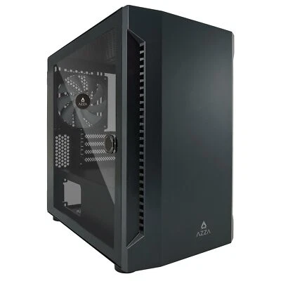 AZZA Bastion 120 Gaming-Gehäuse mATX ITX RGB LED Glasfenster MiniTower - Bild 1 von 4