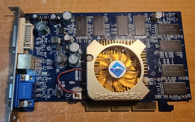 Albatron Geforce FX5500 - AGP - 256 MB Ram - Image 1 of 4