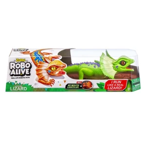 Zuru Robo Alive Light-Up Frill Neck Lizard Kids/Children Play Toy Assorted 3+ - Picture 1 of 4