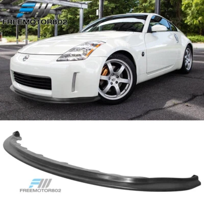 Fits 03-05 Nissan Fairlady Z33 350Z PU Front Bumper Lip Spoiler Splitter - Image 1 of 4
