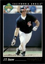 1993 Pinnacle #609 J.T. Snow California Angels Rookie