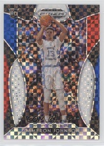 2019 Panini Prizm Draft Picks Red White & Blue /99 Cameron Johnson #13 Rookie RC