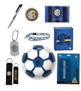 (SET DA 9 PRODOTTI UFFICIALI) INTER IDEA REGALO (1 PALLONE + 8 GADGET) - Foto 1 di 9