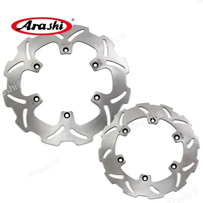 Fixed Front Rear Brake Disc Rotor fit Suzuki DR-Z400E DR-Z400S 2000-2021 DRZ400E - Image 1 of 4