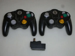 GC PSYCLONE ESSENTIALS WIRELESS NINTENDO GAMECUBE CONTROLLER LOT RECEIVER PSE06 - Picture 1 of 5