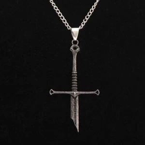 Métal Collier d'épée brisée Style rétro Collier épée punk Femme - Foto 1 di 6
