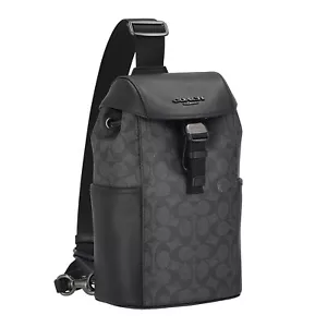 Coach Borsa Body Uomo CT712 QBMI5 RACER PACK Articolo Nuovo - Foto 1 di 9