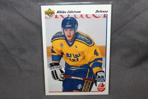 1991-92 Upper Deck Niklas Lidstrom Rookie Rc #26 Red Wings HOF Qty Available - Picture 1 of 3