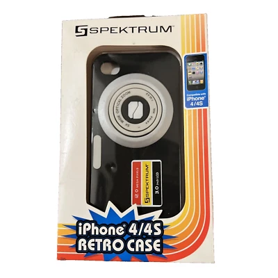 Retro iPhone 4/4S Retro Tuff Case by Spektrum New in Classic Black - Изображение 1 из 4