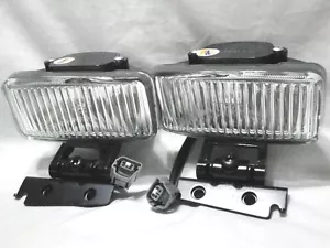 Glass Driving Fog Light Lamps w/2 Light Bulbs One Pair For 1997-2001 Cherokee - Picture 1 of 3