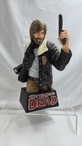 2013 The Walking Dead Rick Grimes Vinyl Bust Bank Diamond Select GUC - Picture 1 of 2
