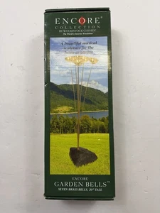 Campane da giardino Encore nuove con scatola 20" di Woodstock Chimes - campane da giardino in ottone sette sintonizzate - Foto 1 di 4