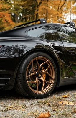 Porsche 2011 Turbo S Litespeed VR5 Wheels & Michelin Pilot Sport Tires, Set 4 EC - Image 1 of 4