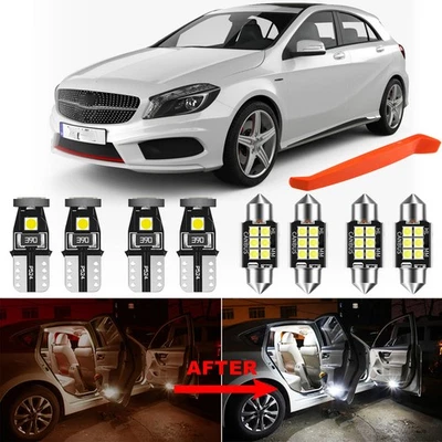 LED Interior Light Kit for Mercedes Benz A Class 2012-2018 Light Bulb Error Free - image 1 of 4