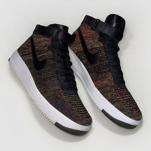 Nike Air Force 1 Ultra Flyknit Mid Multicolor 2016 817420-002 Mens Size 13 Rare - Picture 1 of 6