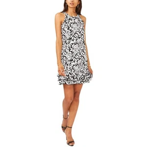 MSK Womens White Ruffled Midi Party Sheath Dress L BHFO 0910 - Picture 1 of 2