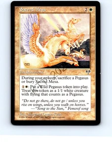 Sacred Mesa White Rare Mirage MTG NP Near Mint or Better - Picture 1 of 2