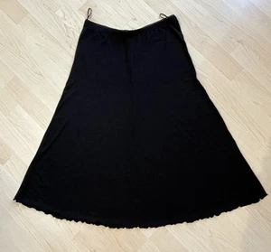 Gudrun Sjoeden schwarzer Rock Midi, Gr S, 94% Modal mit 6% Elasthan *neuwertig* - Bild 1 von 5